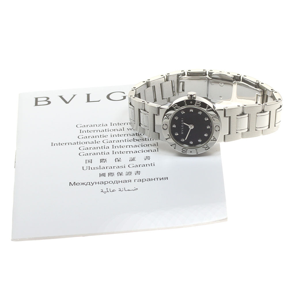 BVLGARI BVLGARIBVLGARI BB23SS Date 12P diamond Quartz Ladies Watch_842729