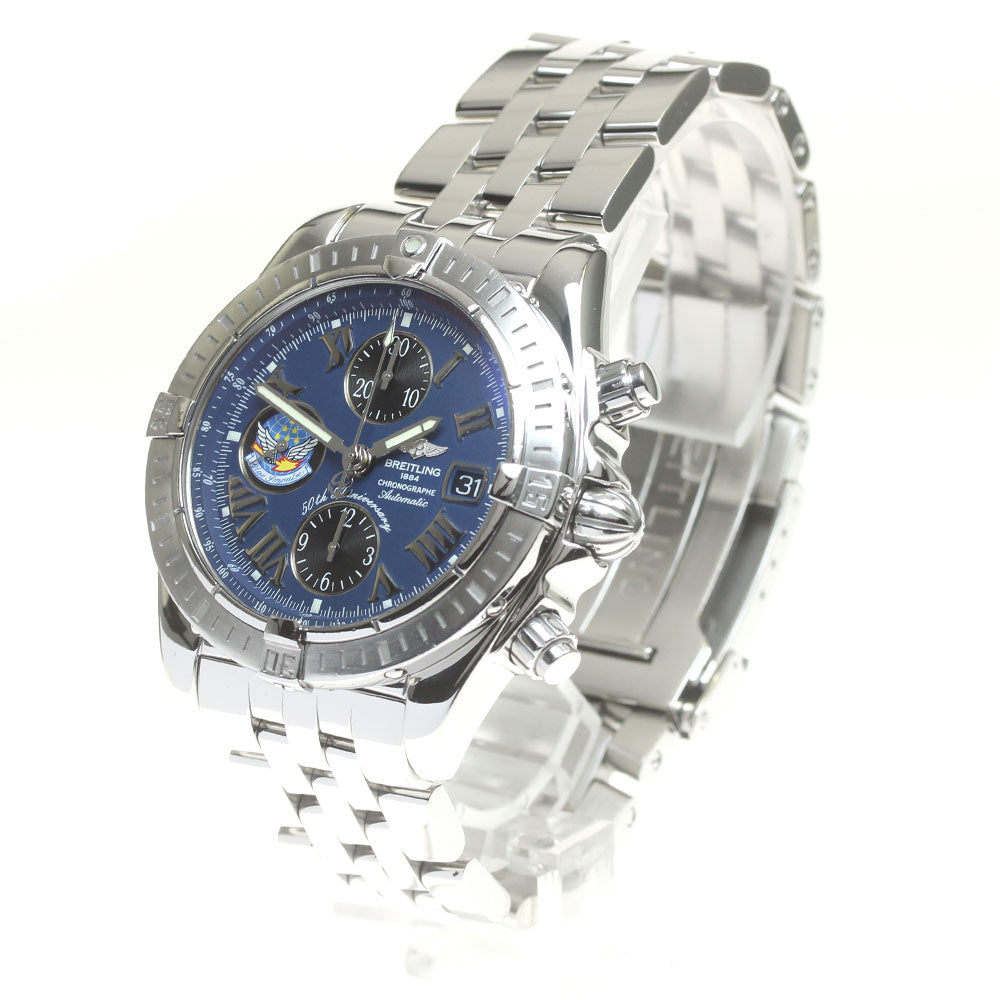 BREITLING Chronomat Evolution Blue Impulse A13356 Automatic Men's Watch_842737