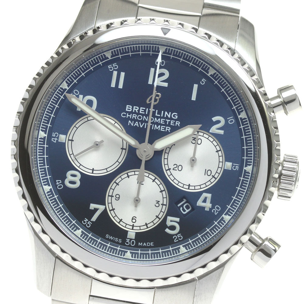BREITLING Navitimer8 B01 AB0117 Chronograph blue Dial Auto Men's Watch_842747