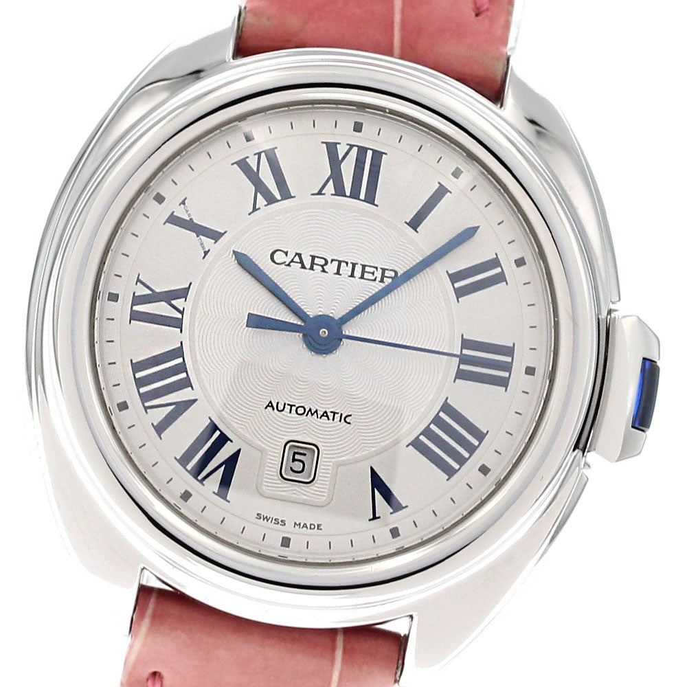 CARTIER Cres de Cartier WSCL0016 Date Silver Dial Automatic Men's Watch_842764