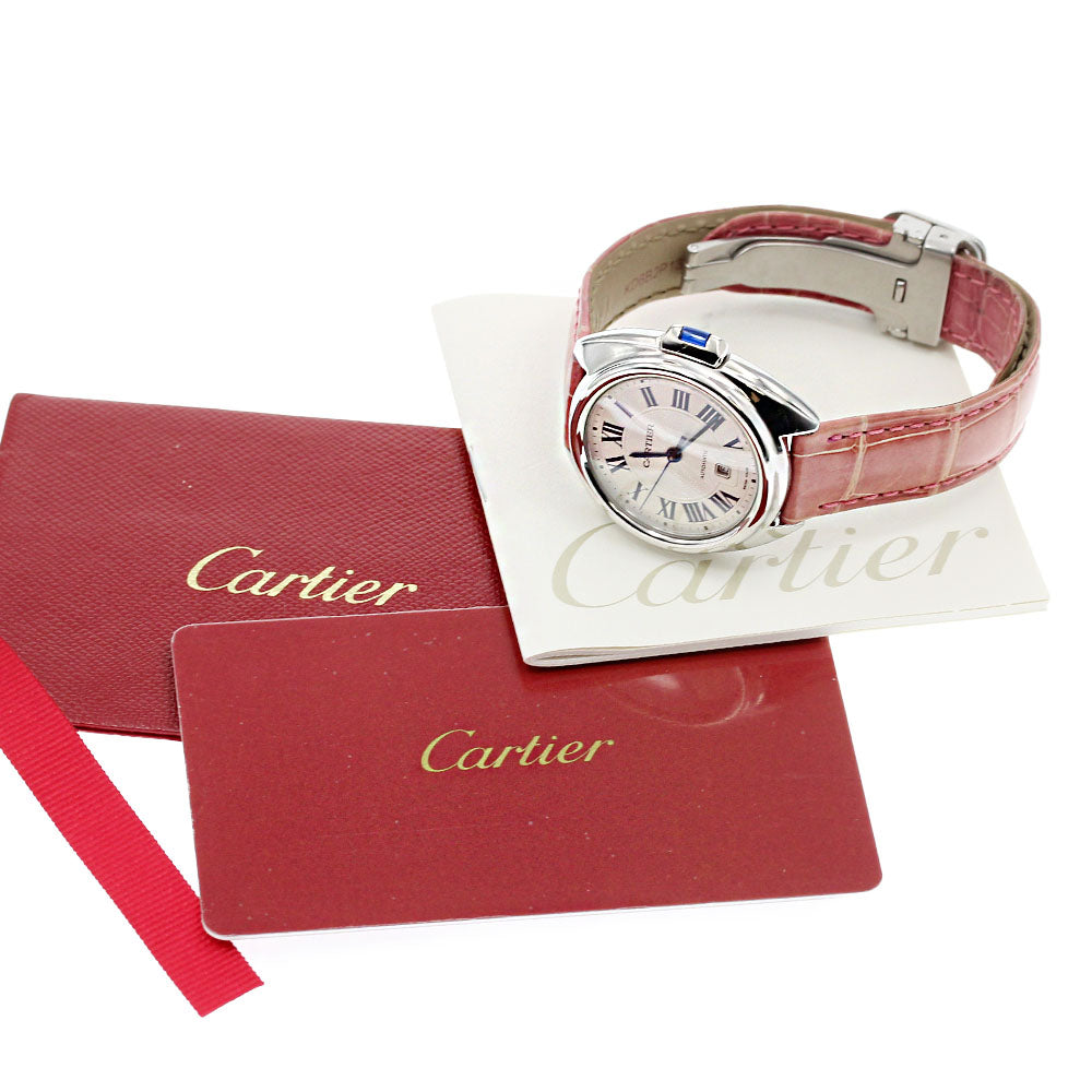 CARTIER Cres de Cartier WSCL0016 Date Silver Dial Automatic Men's Watch_842764