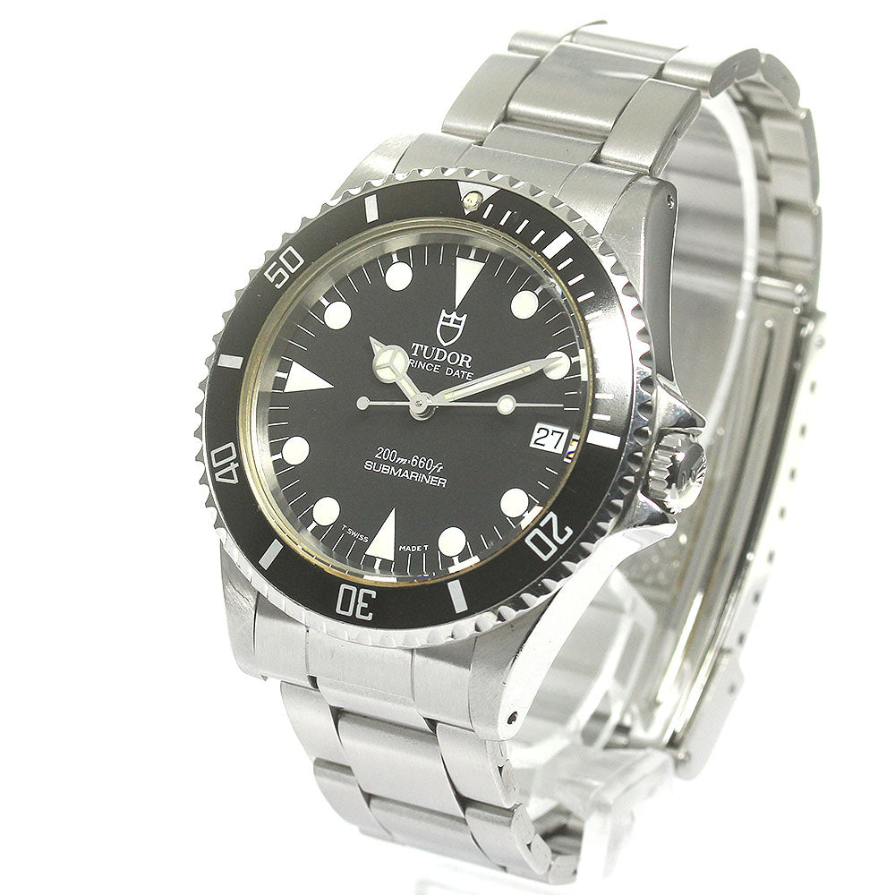 TUDOR Prince Date Submariner 75190 black Dial Automatic Boy's Watch_842785