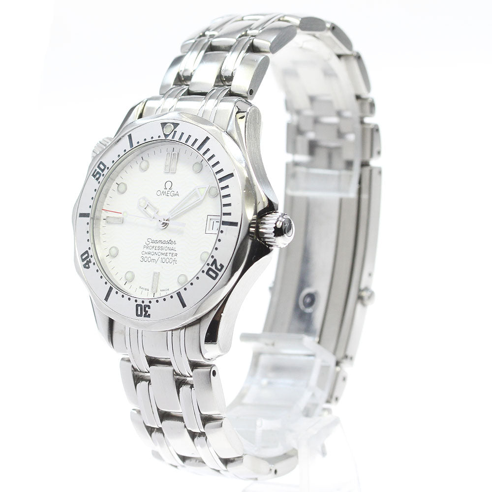 OMEGA Seamaster300 2552.20 Date white Dial Automatic Boy's Watch_842789