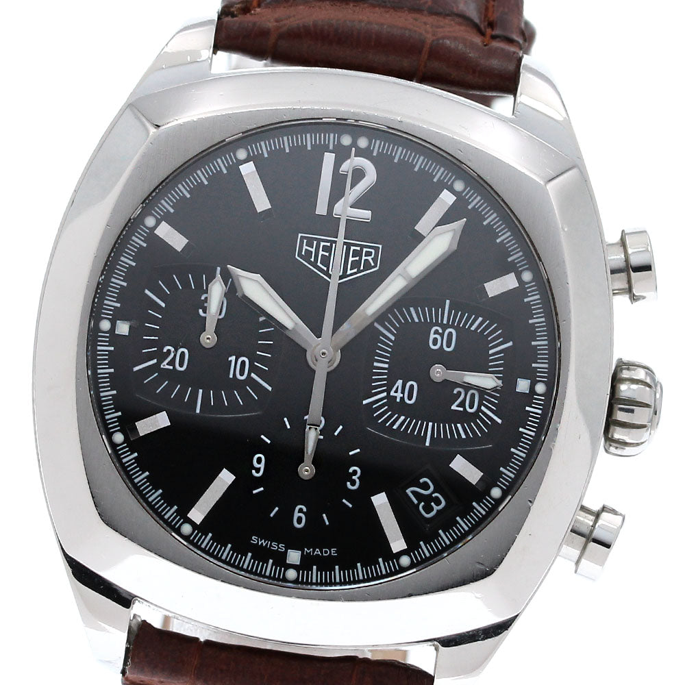 Heuer Monza CR2110 Chronograph Black Dial Automatic Men's Watch_842821