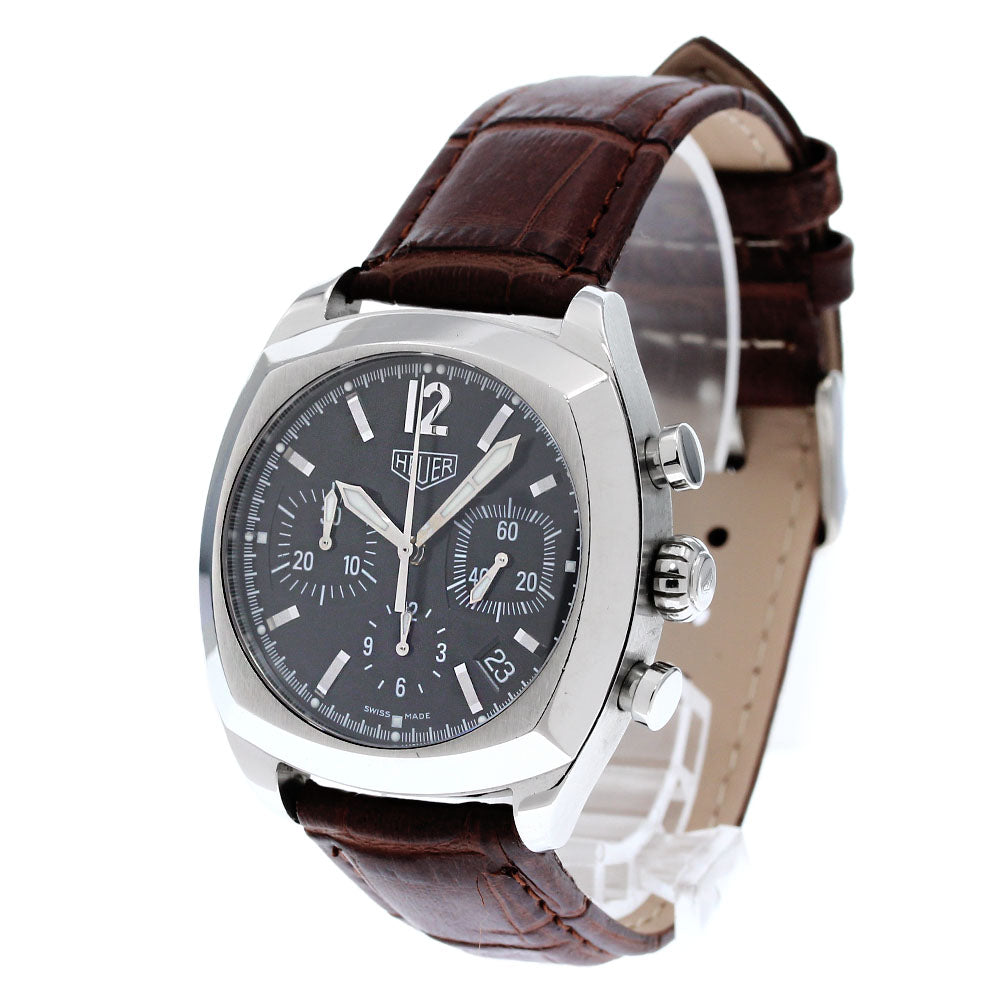 Heuer Monza CR2110 Chronograph Black Dial Automatic Men's Watch_842821