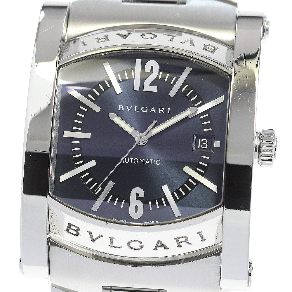 BVLGARI Assioma AA48S Date gray Dial Automatic Men's Watch_842884