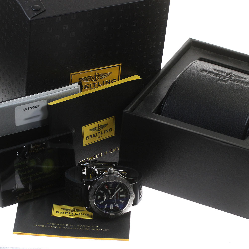 BREITLING Avenger II GMT A32390 Date black Dial Automatic Men's Watch_842885