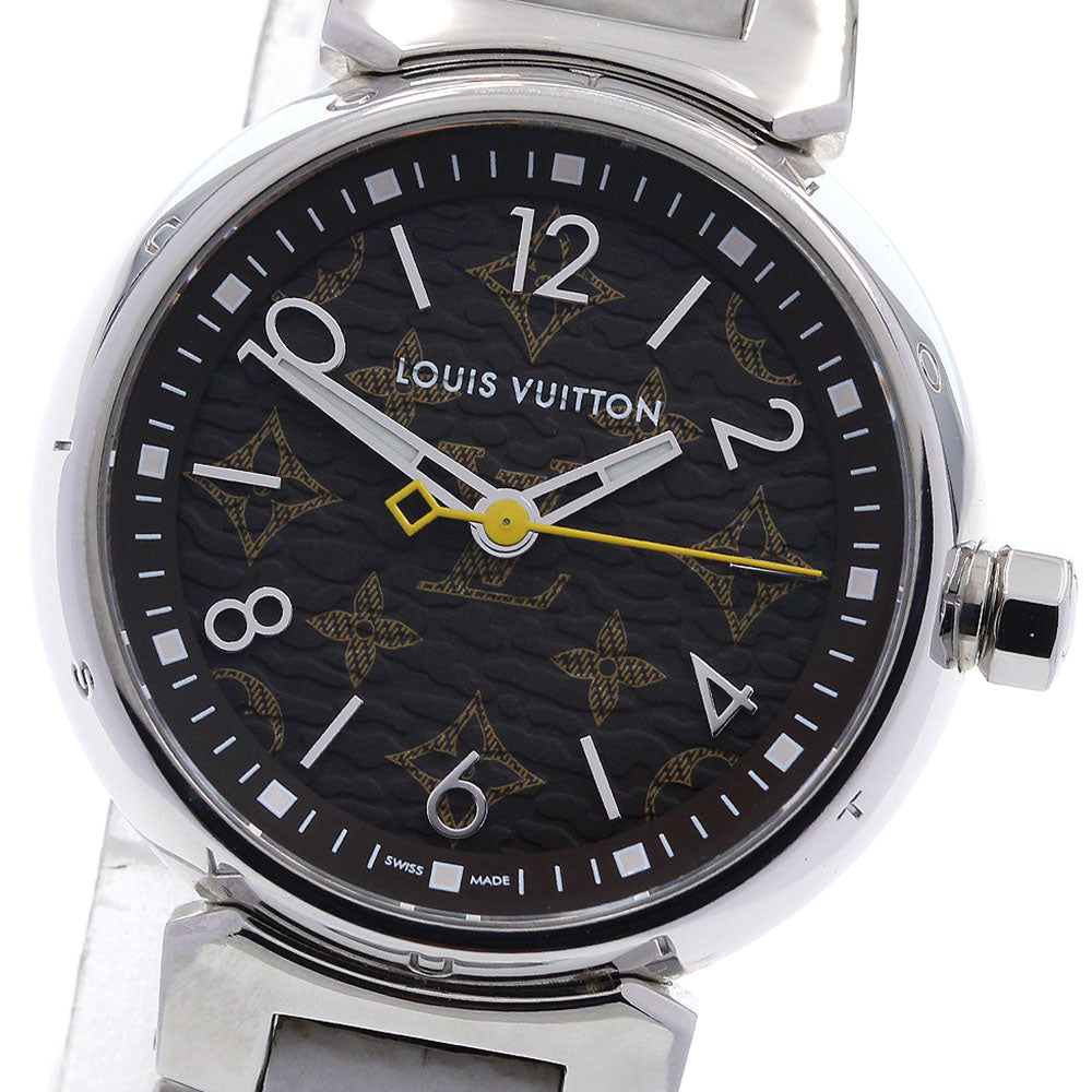LOUIS VUITTON Tambour monogram QA070 Brown Dial Quartz Ladies Watch_842944