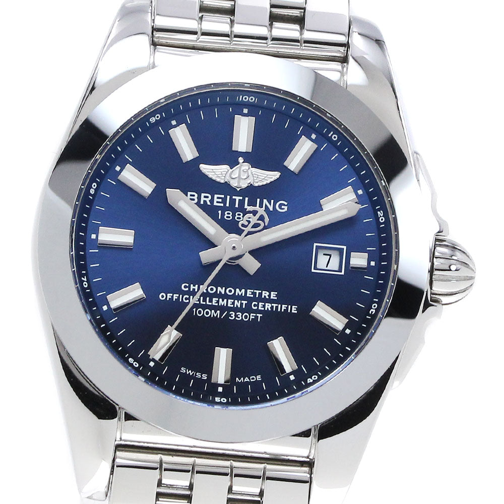 BREITLING Galactic 29 W72348 Date Navy Dial Quartz Ladies Watch_842985