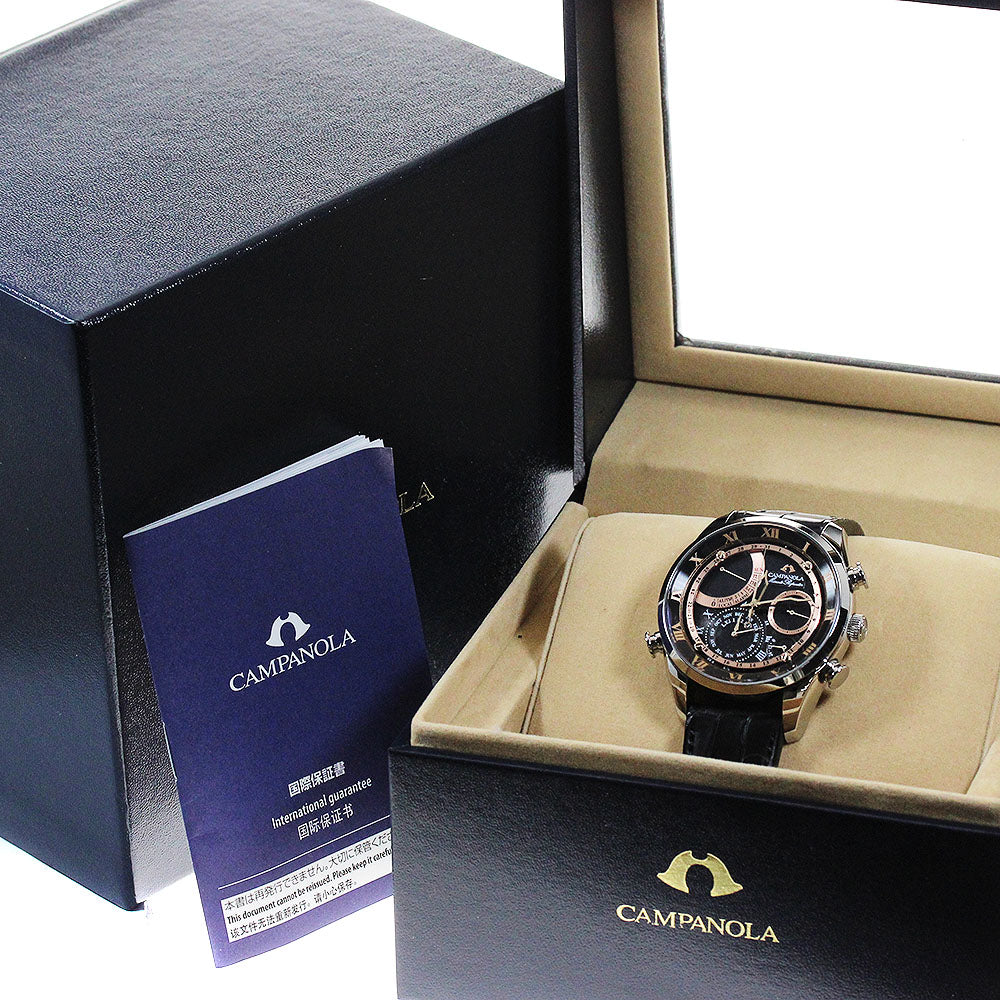 CITIZEN Campanola AH7061-00E Minute repeater Black Dial Quartz Men's _842998