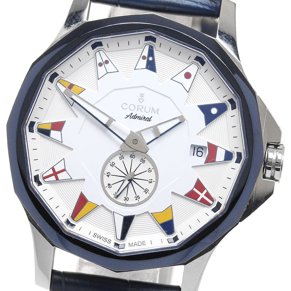 CORUM Admiral Legend 42 01.0090 Small seconds white Dial Automatic Men's Watch_842999