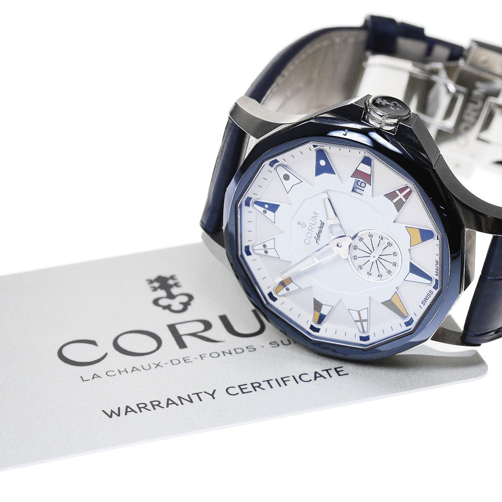 CORUM Admiral Legend 42 01.0090 Small seconds white Dial Automatic Men's Watch_842999