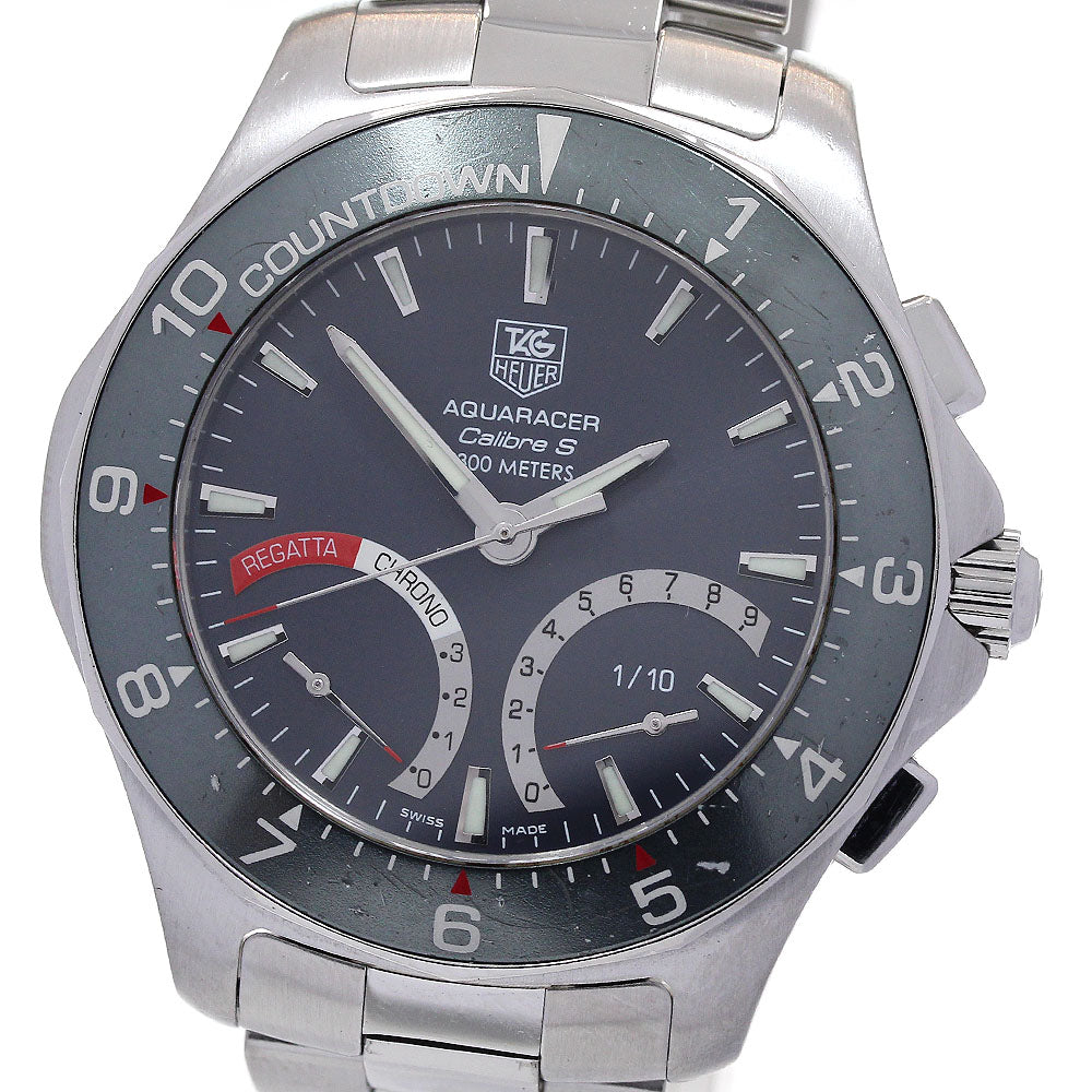 TAG HEUER Aquaracer Regatta Caliber S CAF7111.BA0803 Quartz Men's Watch_843109
