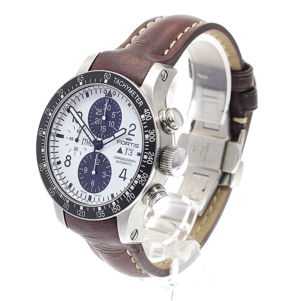 FORTIS B-42 Stratoliner 665.10.141 Chronograph white Dial Automatic Men's_843270