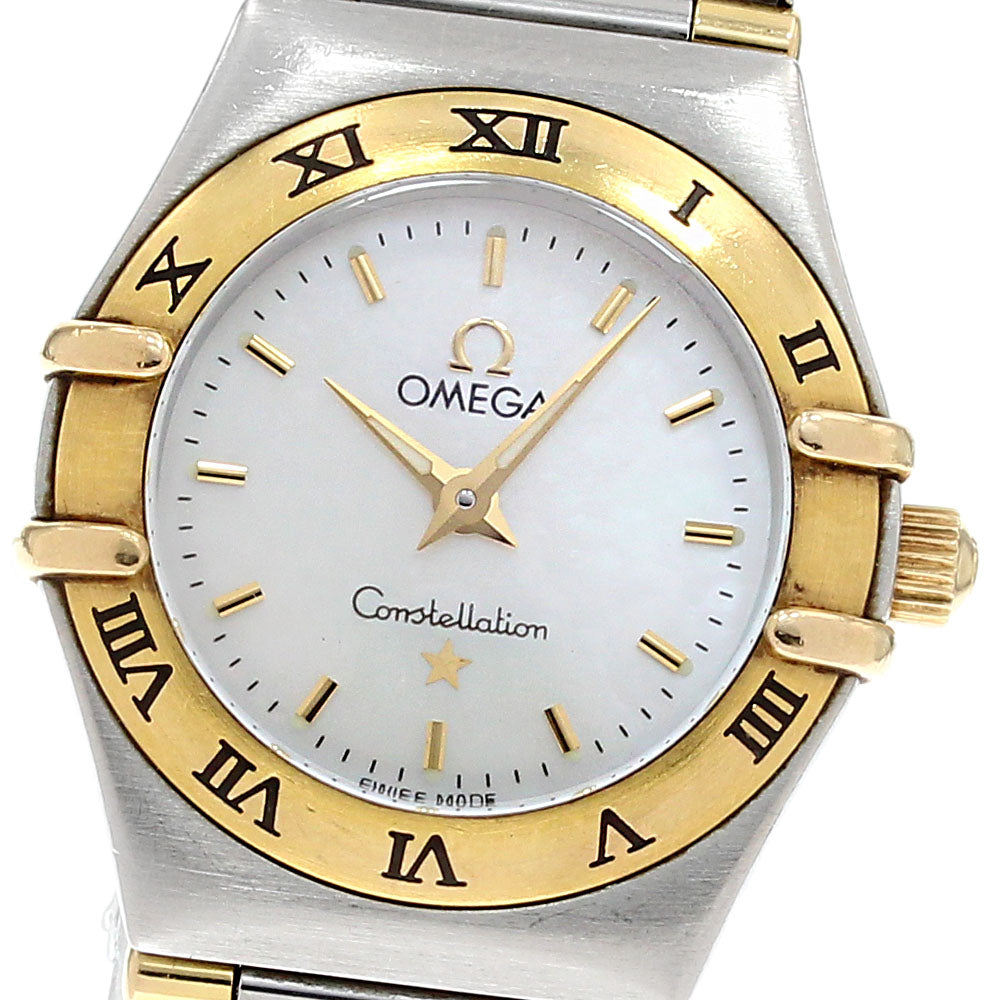 OMEGA Constellation Mini 1362.70 YG2 tone harf bar Quartz Ladies Watch_842766