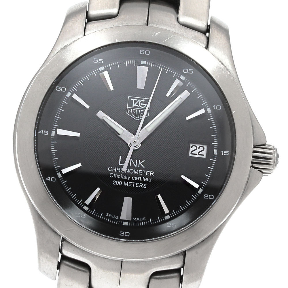 TAG HEUER Link WJF5110 Date black Dial Automatic Men's Watch_843398