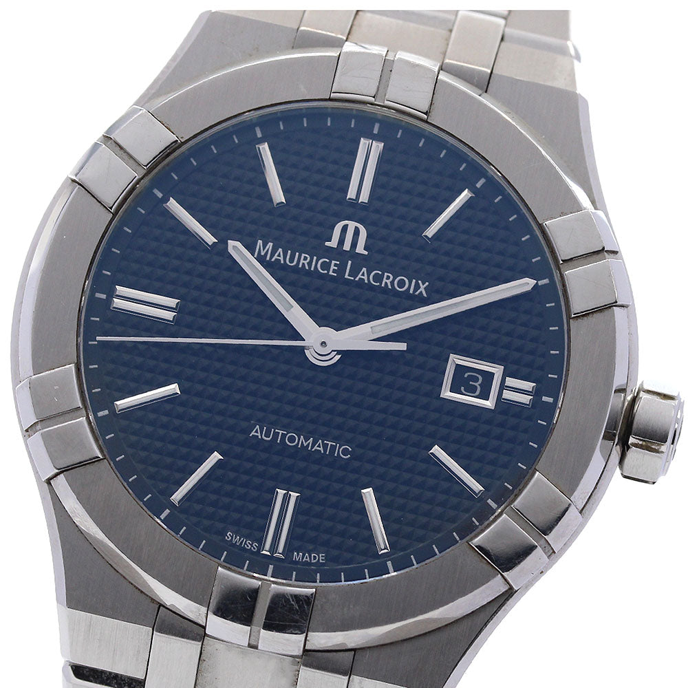 MAURICE LACROIX Icon automatic AI6008 Date black Dial Automatic Men's Watch_843410