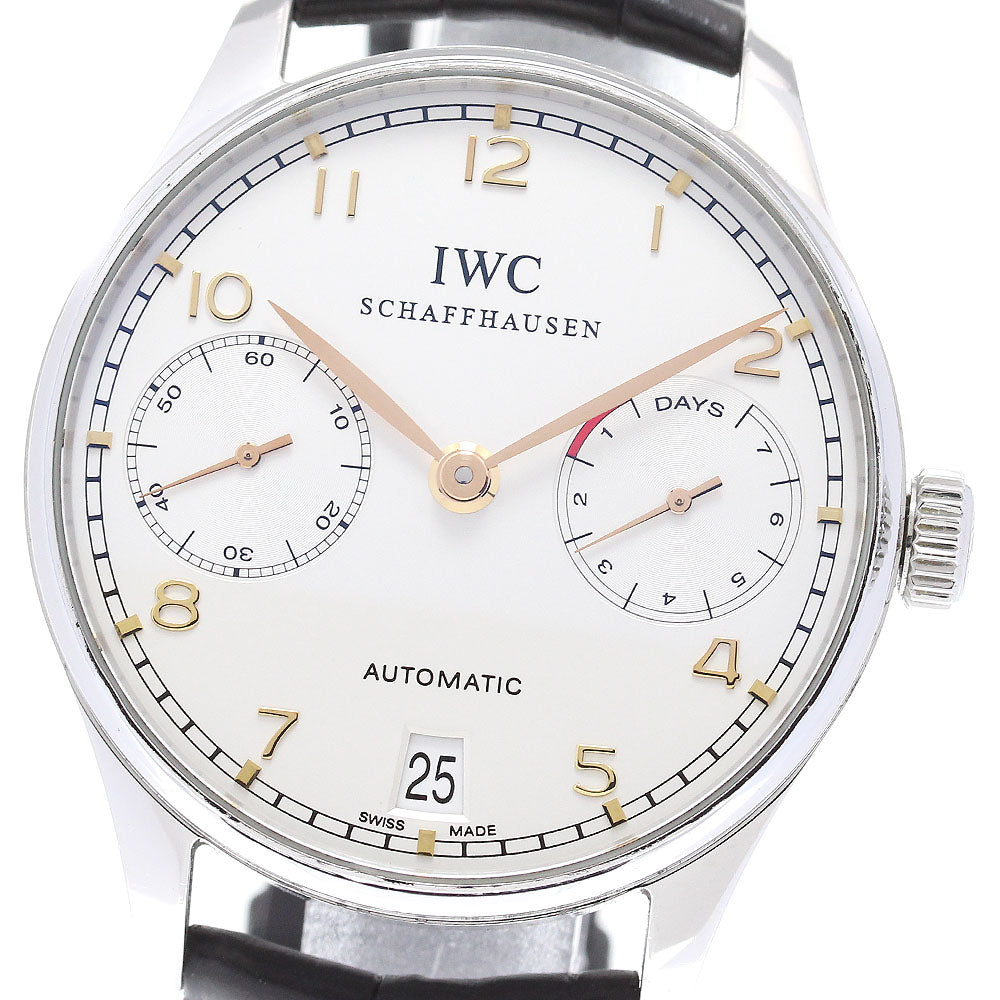 IWC SCHAFFHAUSEN Portugieser 7 Days Automatic IW500704 white Dial Automatic Men's Watch_843427