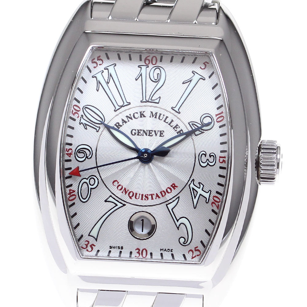 FRANCK MULLER Conquistador 8005SC Date Silver Dial Automatic Men's Watch_843429