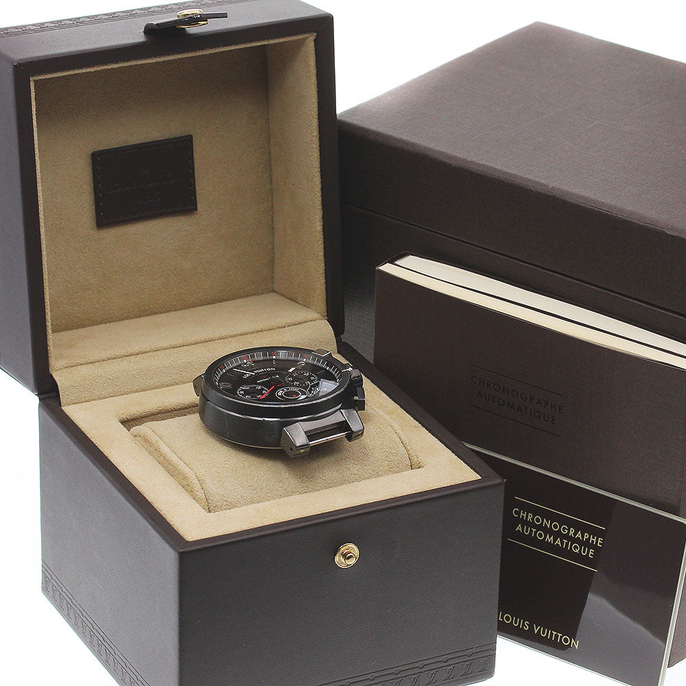 LOUIS VUITTON Tambour Evolution Q10580 GMT chronograph AT Men's Watch_843461