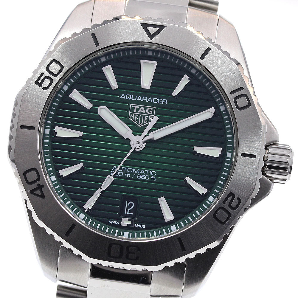 TAG HEUER Aquaracer WBP2115 Date green Dial Automatic Men's Watch_843474