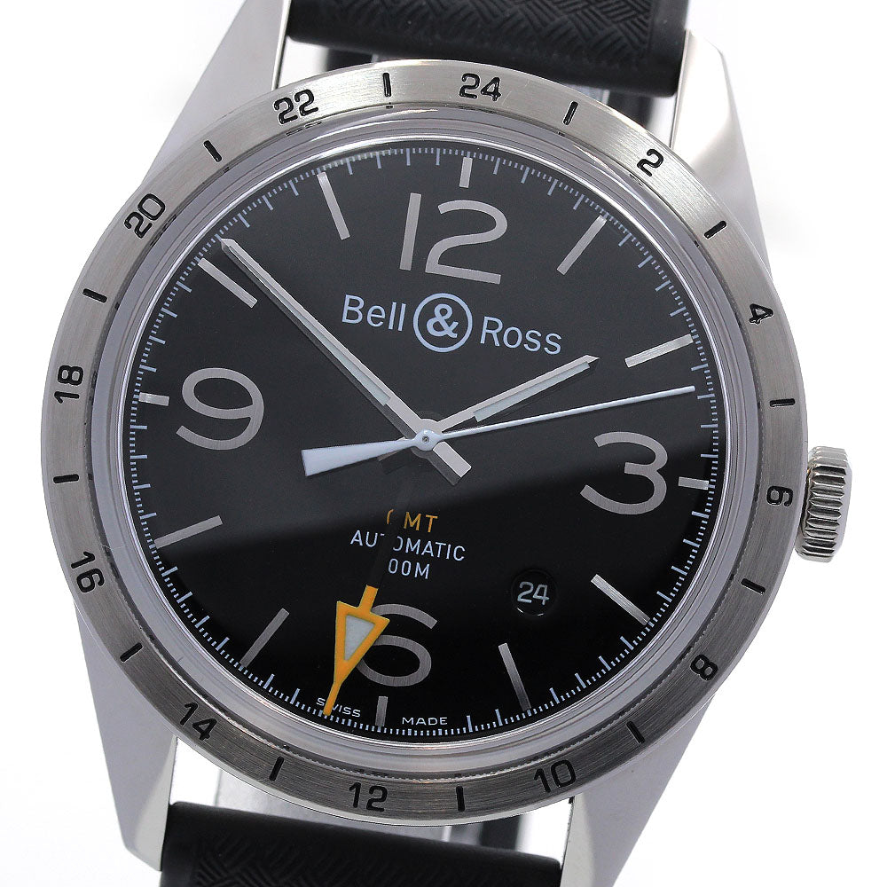 Bell＆Ross vintage BRV123-BL-GMT GMT Black Dial Automatic Men's Watch_843495