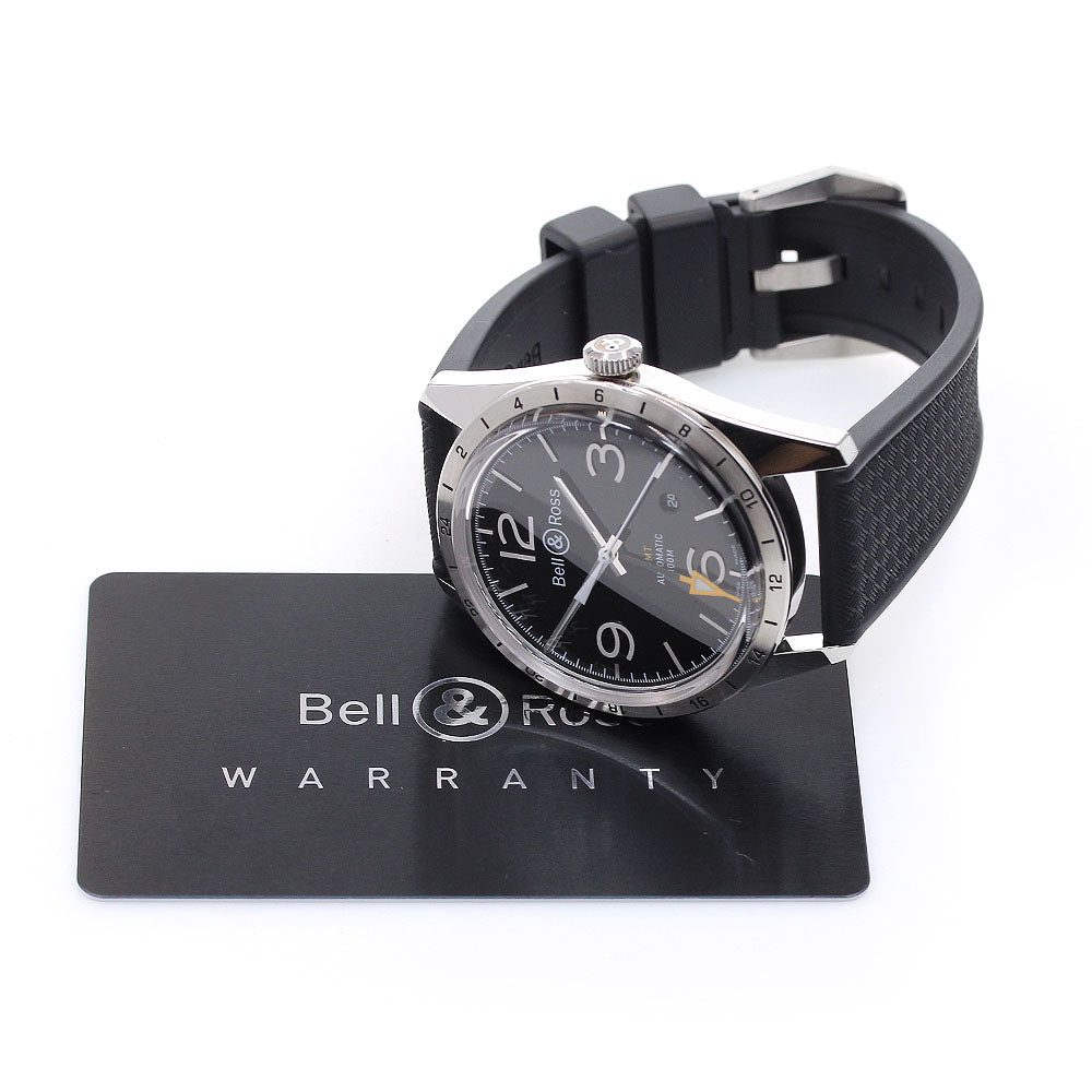Bell＆Ross vintage BRV123-BL-GMT GMT Black Dial Automatic Men's Watch_843495