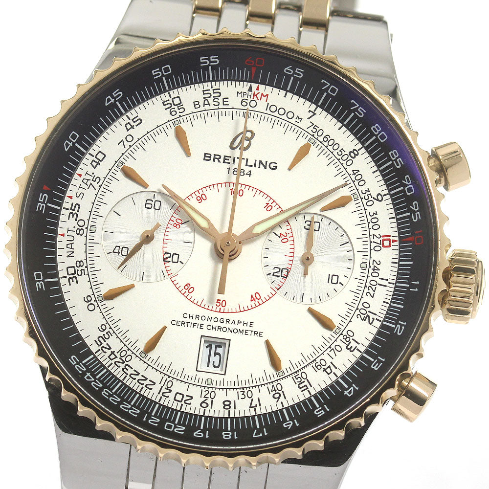 BREITLING Navitimer Montbrillant Legend A23350 K18PG Chronograph AT Men's_843508