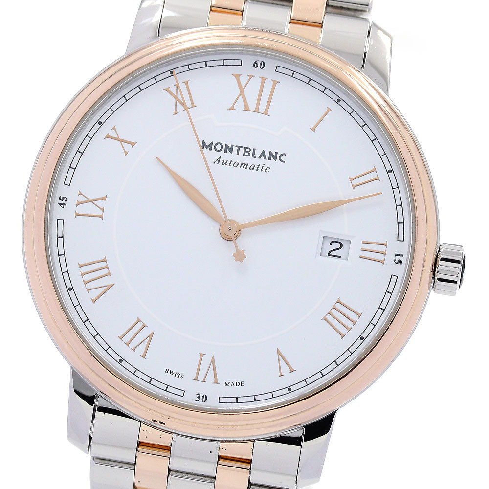 MONTBLANC Tradition MB114337 Date white Dial Automatic Men's Watch_843512