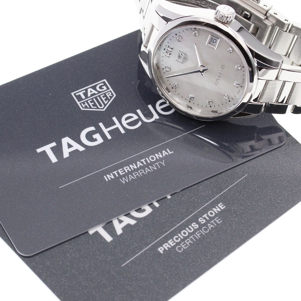 TAG HEUER Carrera WAR1314.BA0778 12P diamond Quartz Ladies Watch_843513