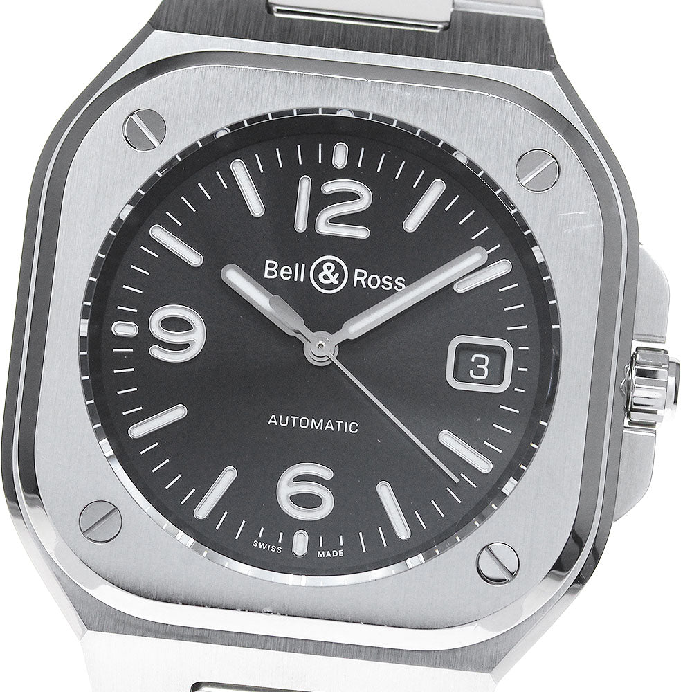 Bell＆Ross BR05 Black Steel BR05A-BL-ST/SST Date Automatic Men's Watch_843567