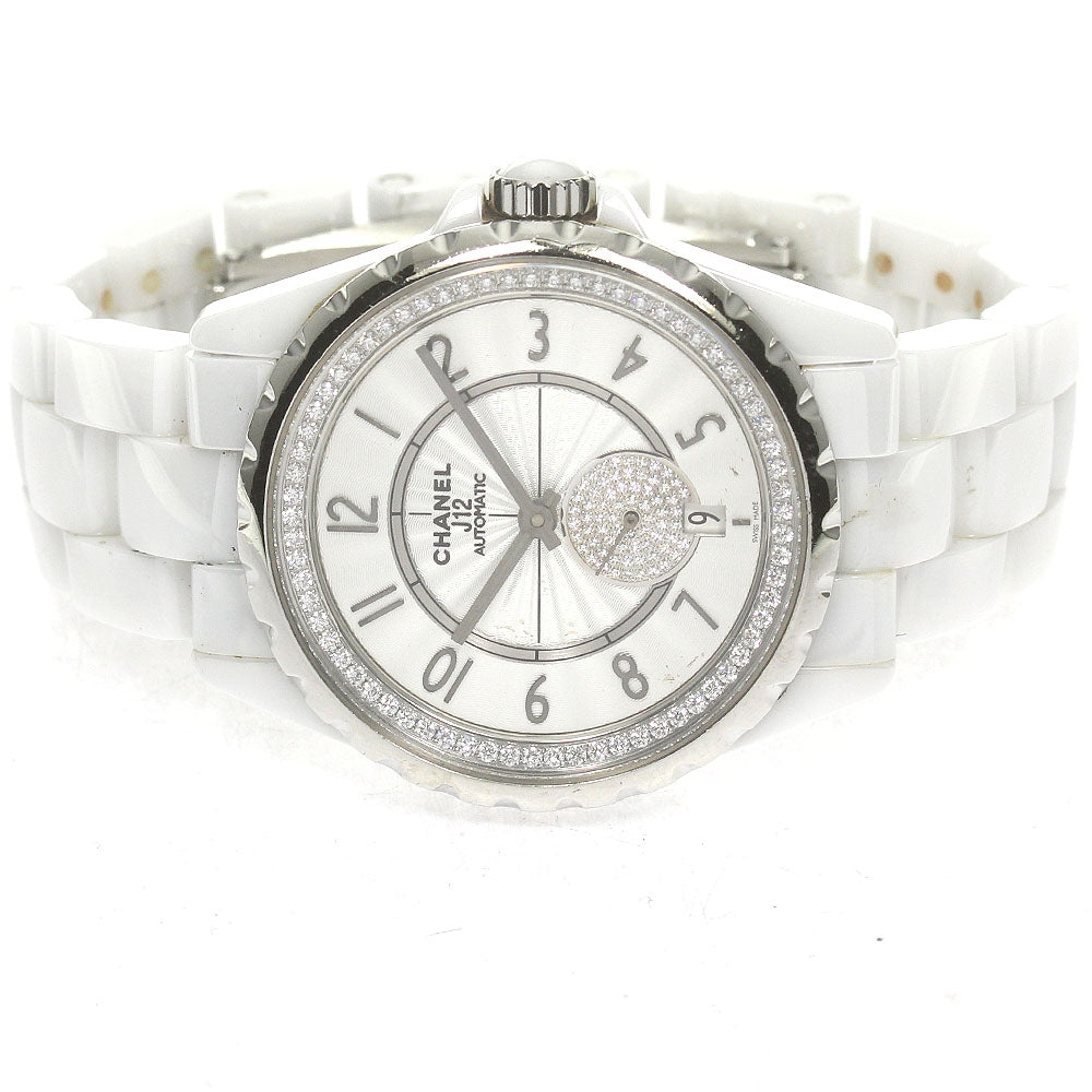 CHANEL J12 H3841 White ceramic date white Dial Automatic Boy's Watch_843575