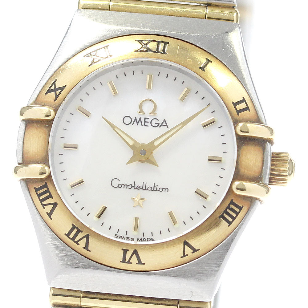 OMEGA Constellation Mini 1262.70 K18YGBezel Quartz Ladies Watch_843590