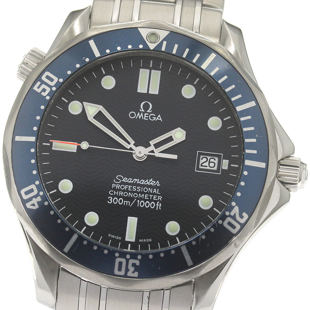 OMEGA Seamaster300 2531-80 Date Navy Dial Automatic Men's Watch_843598