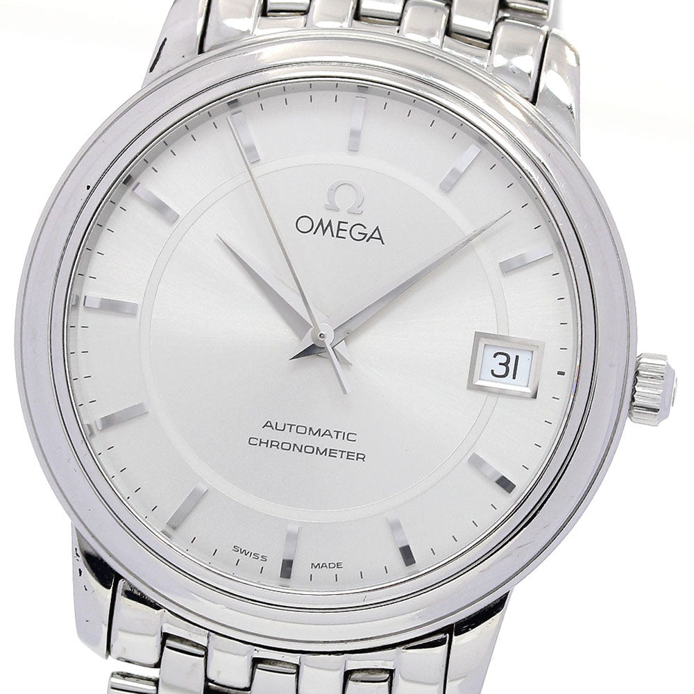 OMEGA De Ville Prestige 4500.31 Date Silver Dial Automatic Men's Watch_843616
