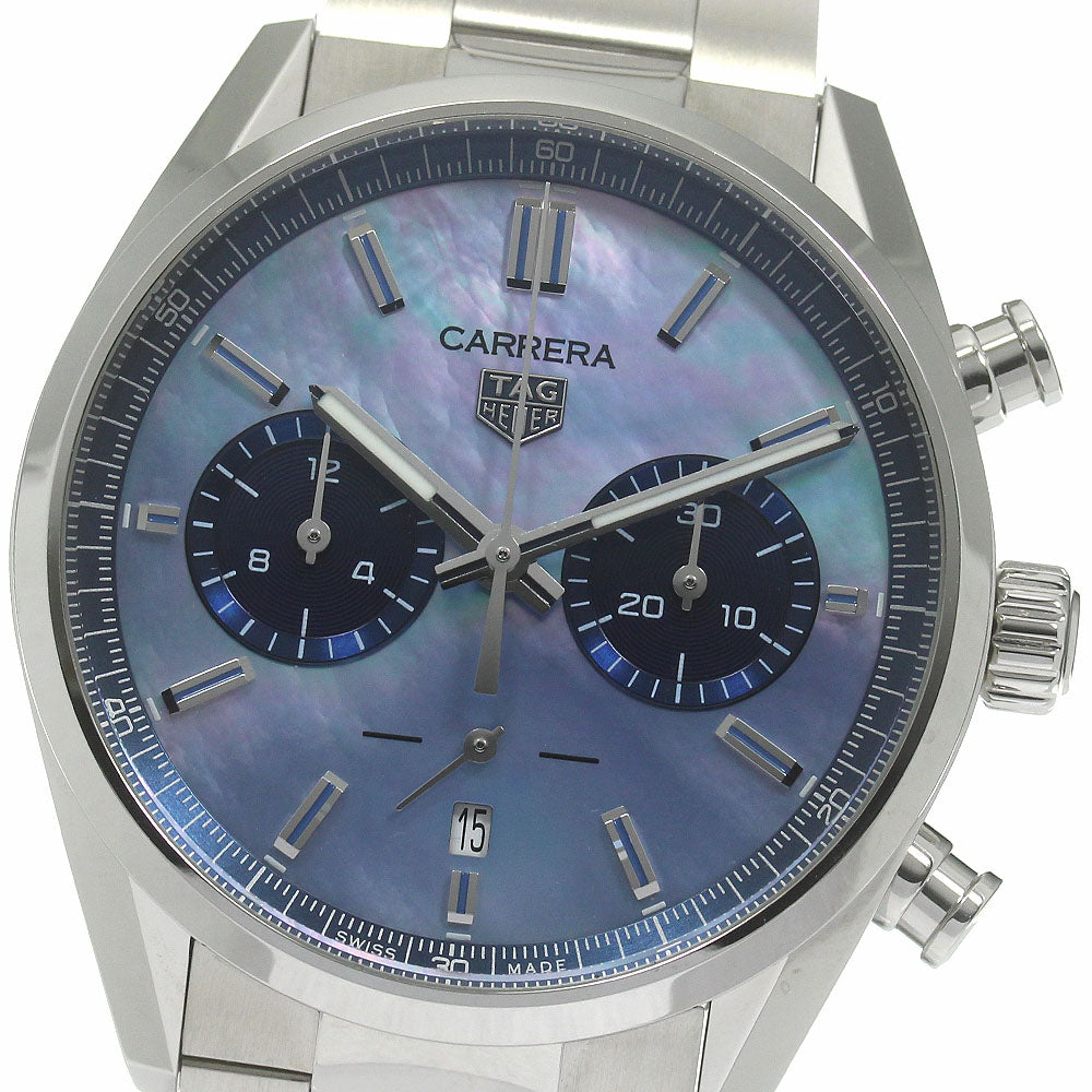 TAG HEUER Carrera Japan Limited Edition CBN201E.BA0642 Chronograph Blue shell Dial Automatic Men's Watch_843671