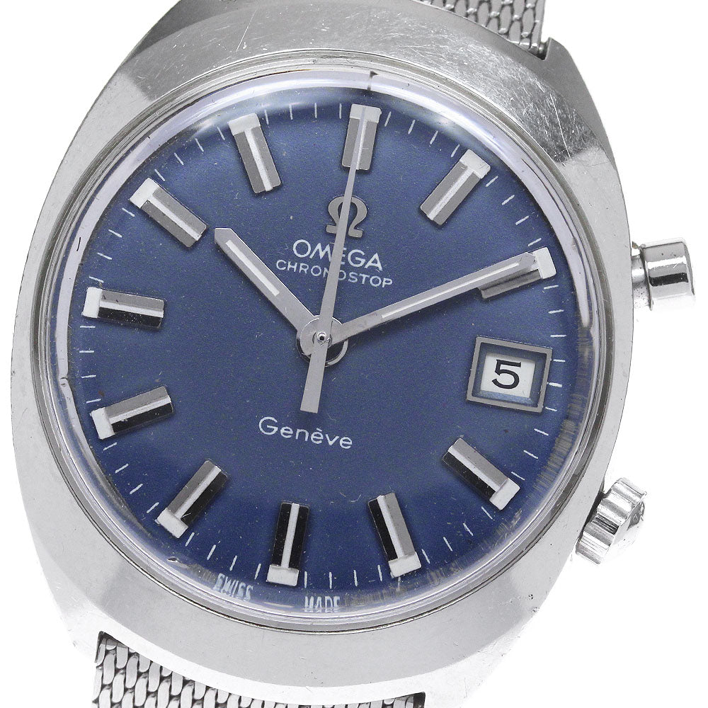 OMEGA Geneve Chronostop 146.009 cal.920 Navy Dial Hand Winding Men's _843675