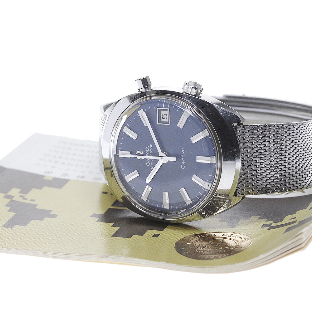 OMEGA Geneve Chronostop 146.009 cal.920 Navy Dial Hand Winding Men's _843675