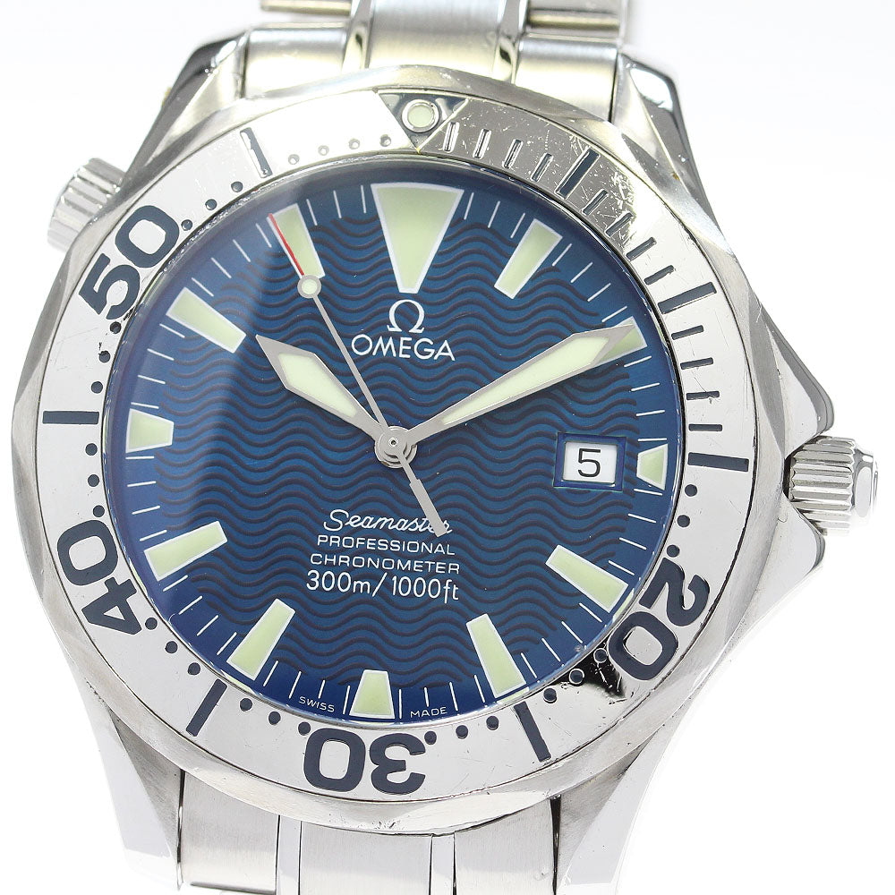 OMEGA Seamaster300 2255.80 Date blue Dial Automatic Men's Watch_843721