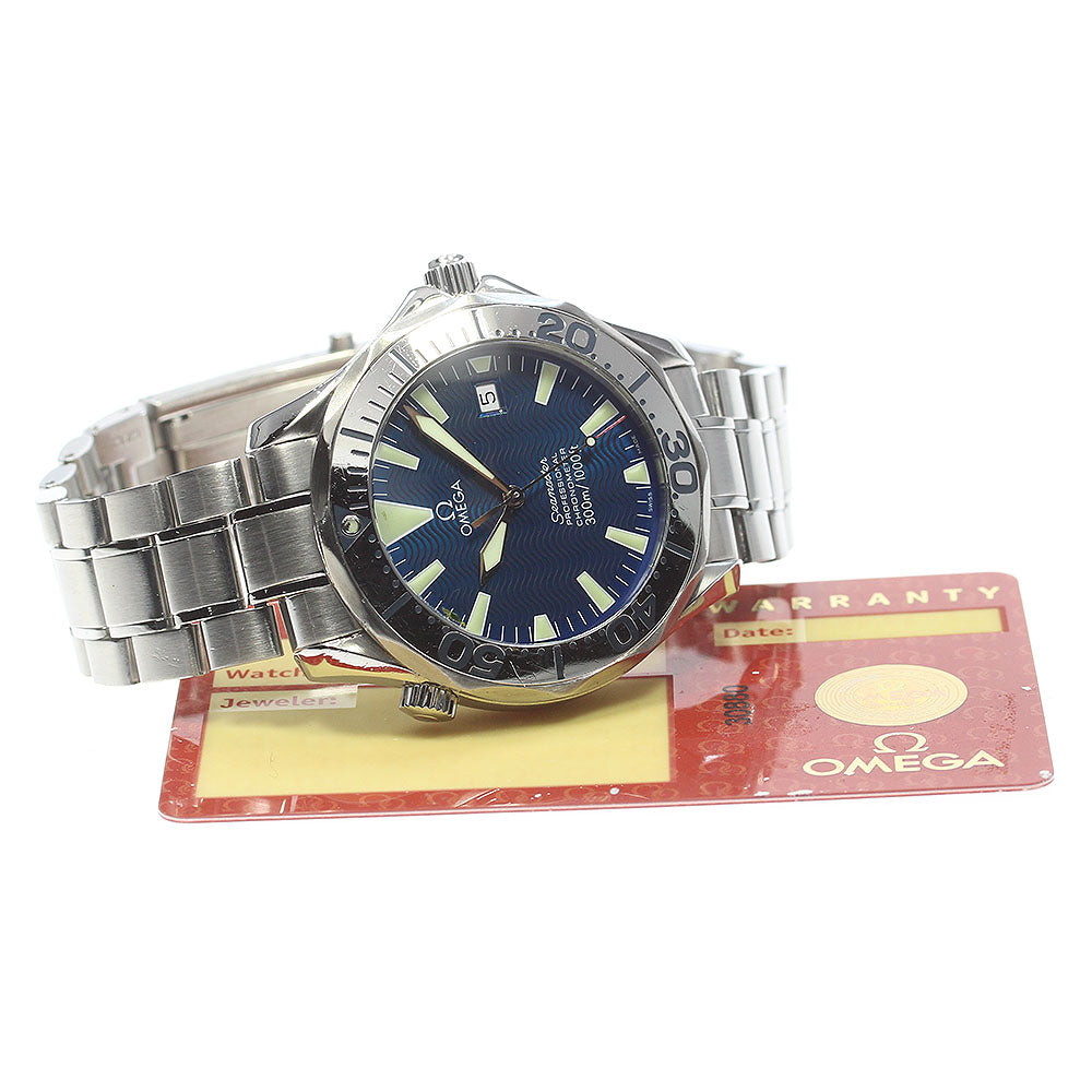 OMEGA Seamaster300 2255.80 Date blue Dial Automatic Men's Watch_843721