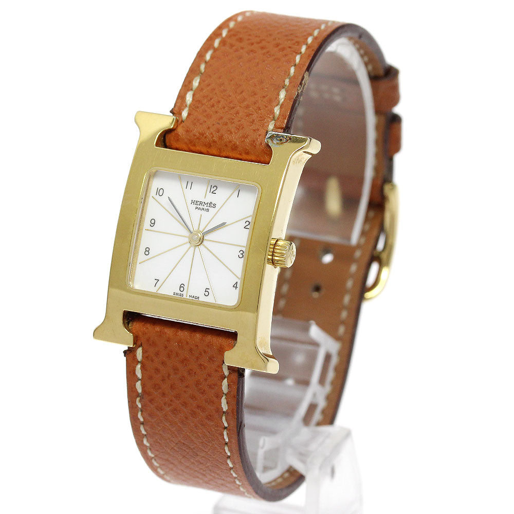 HERMES H watch HH1.201 white Dial Quartz Ladies Watch_843766