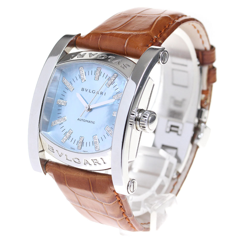 BVLGARI Assioma AA44S diamond Blue shell Dial Automatic Men's Watch_843779