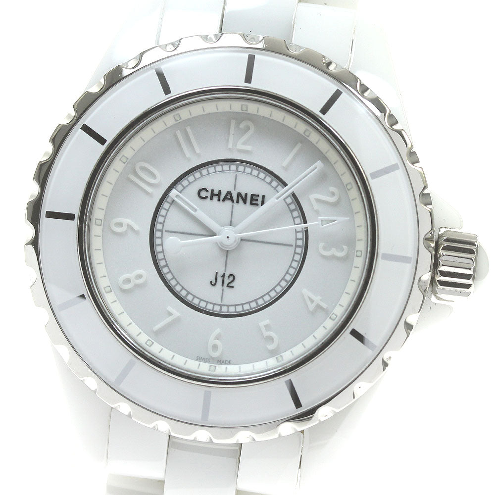 CHANEL J12 White Phantom H3442 white Dial Quartz Ladies Watch_843833