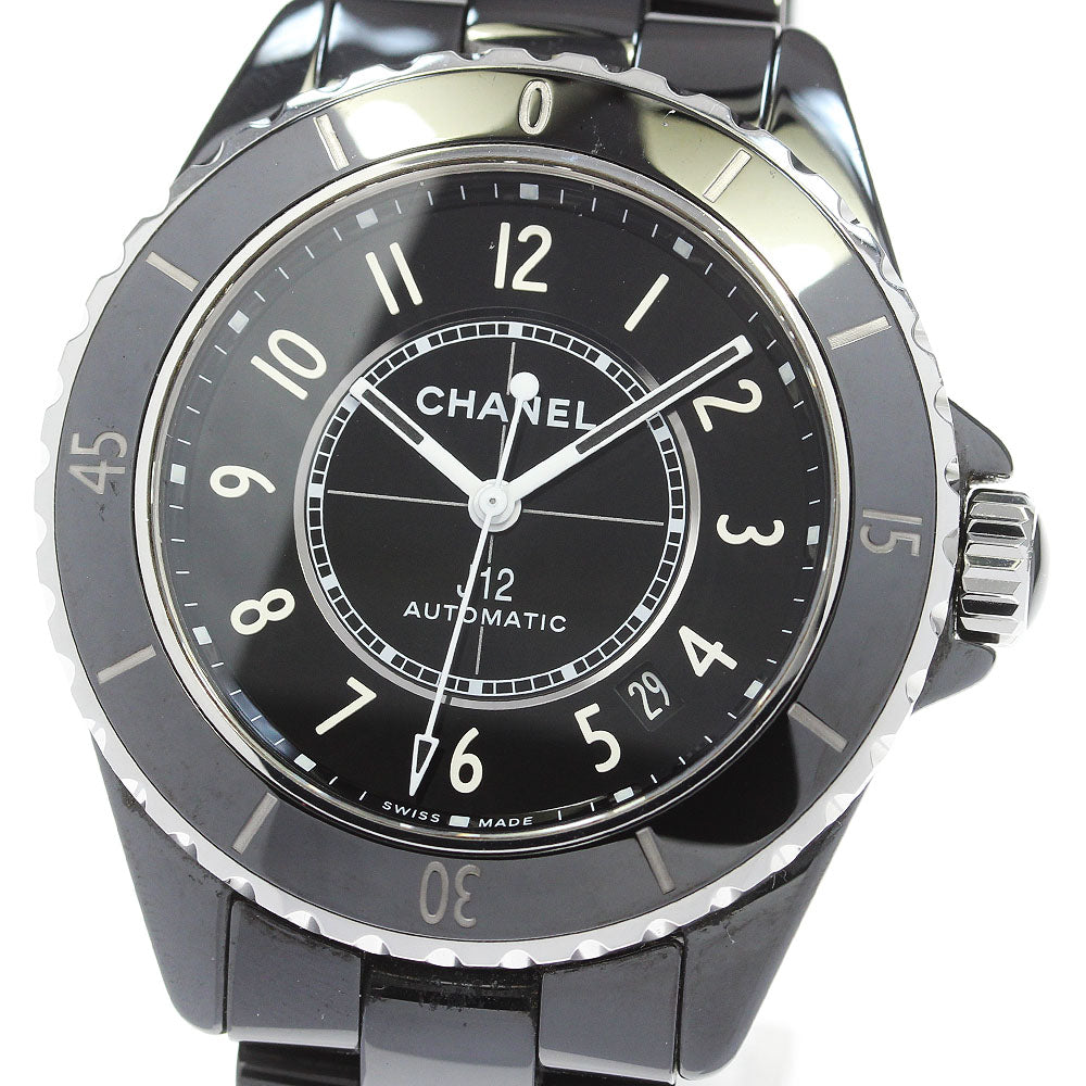 CHANEL J12 H5697 Black ceramic date black Dial Automatic Men's Watch_843846