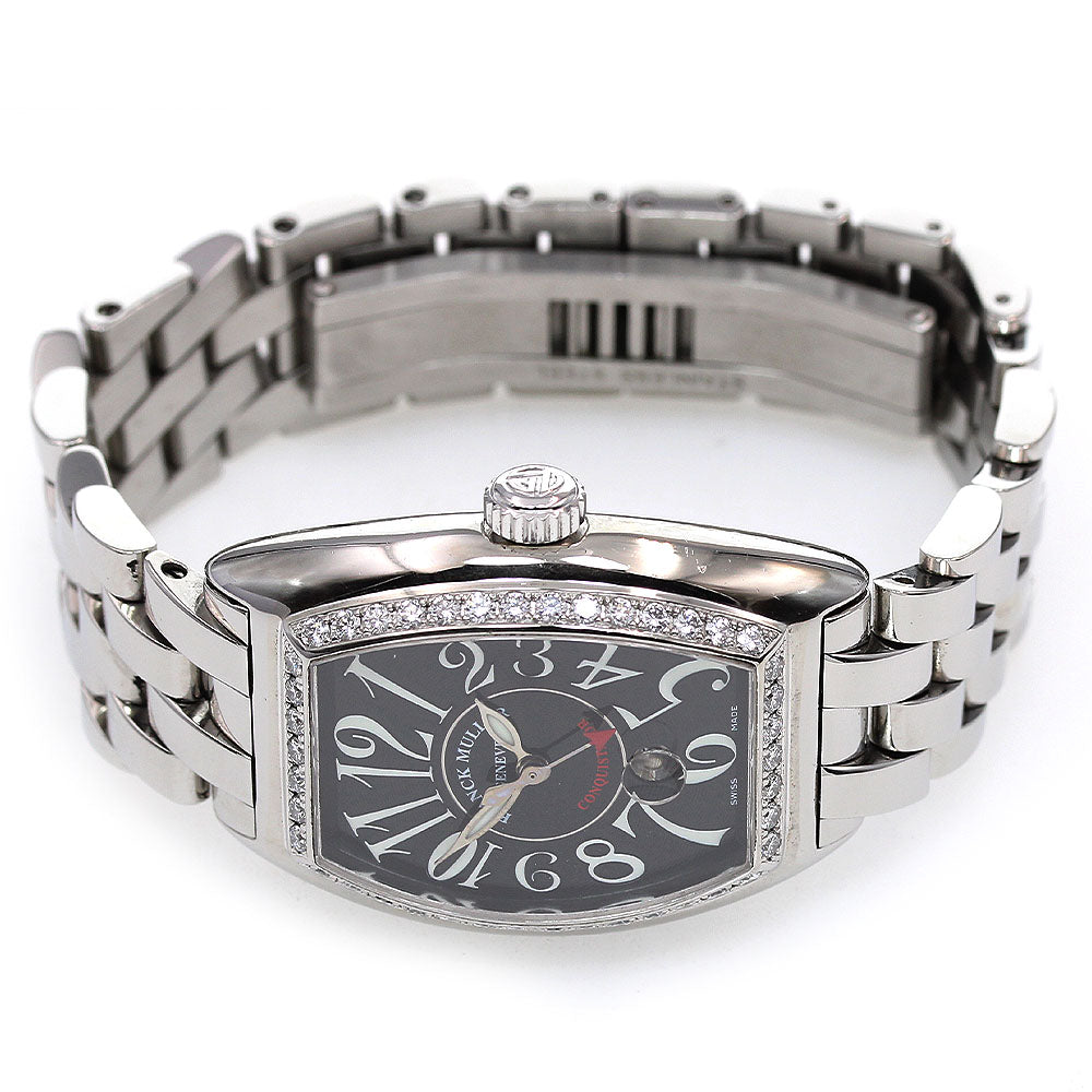 FRANCK MULLER Conquistador 8005LD1R diamond bezel date AT Ladies Watch_843865