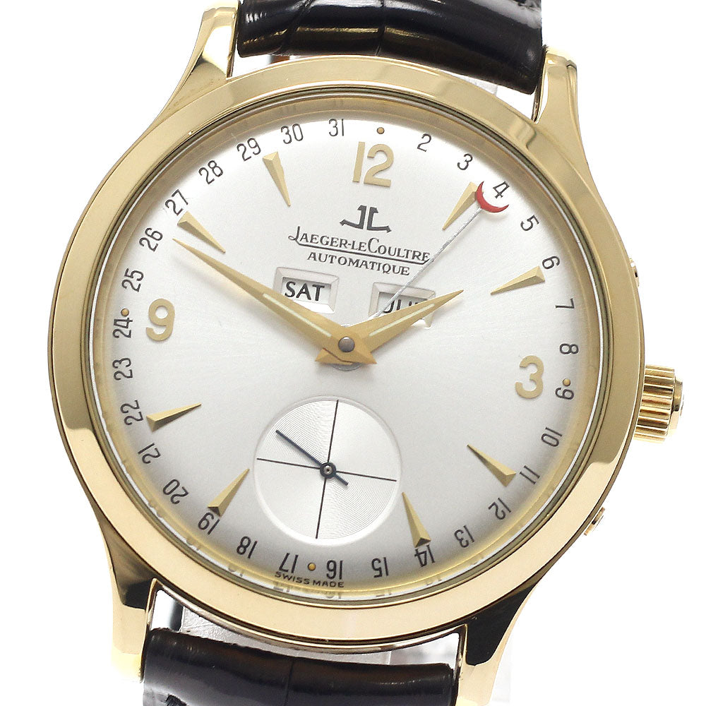 JAEGER-LECOULTRE Master calendar 140.1.87 Small seconds K18YG Silver Dial Automatic Men's Watch_843870