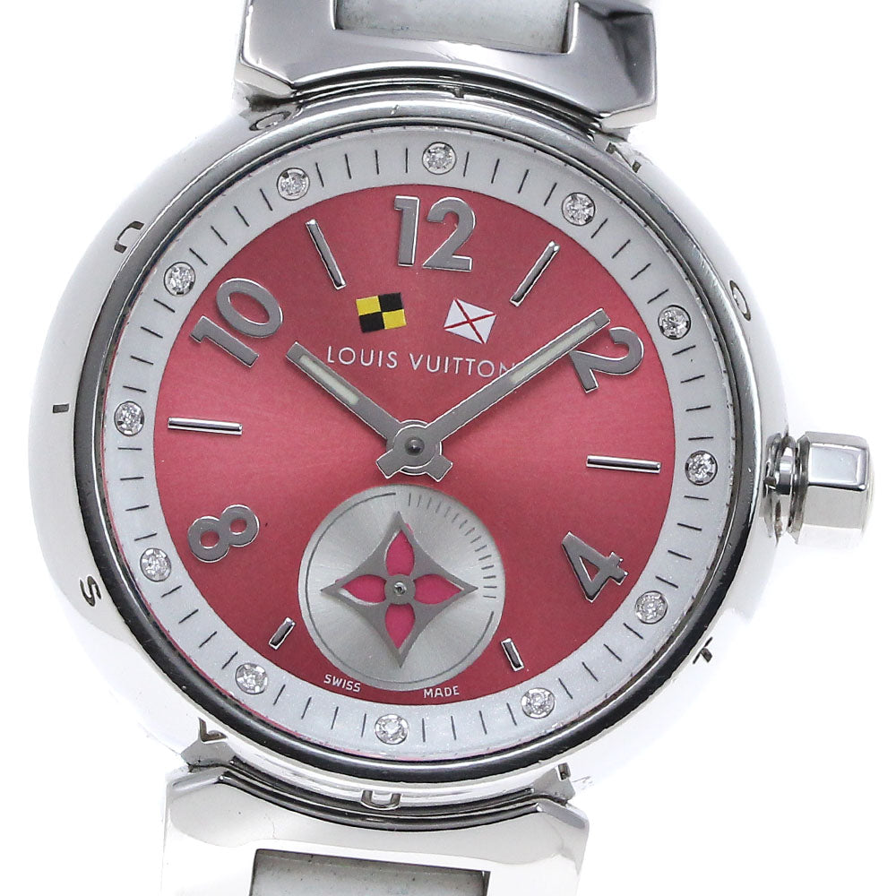 LOUIS VUITTON Tambour Lovely Cup Q1M02 12P diamond QZ Ladies Watch_843913