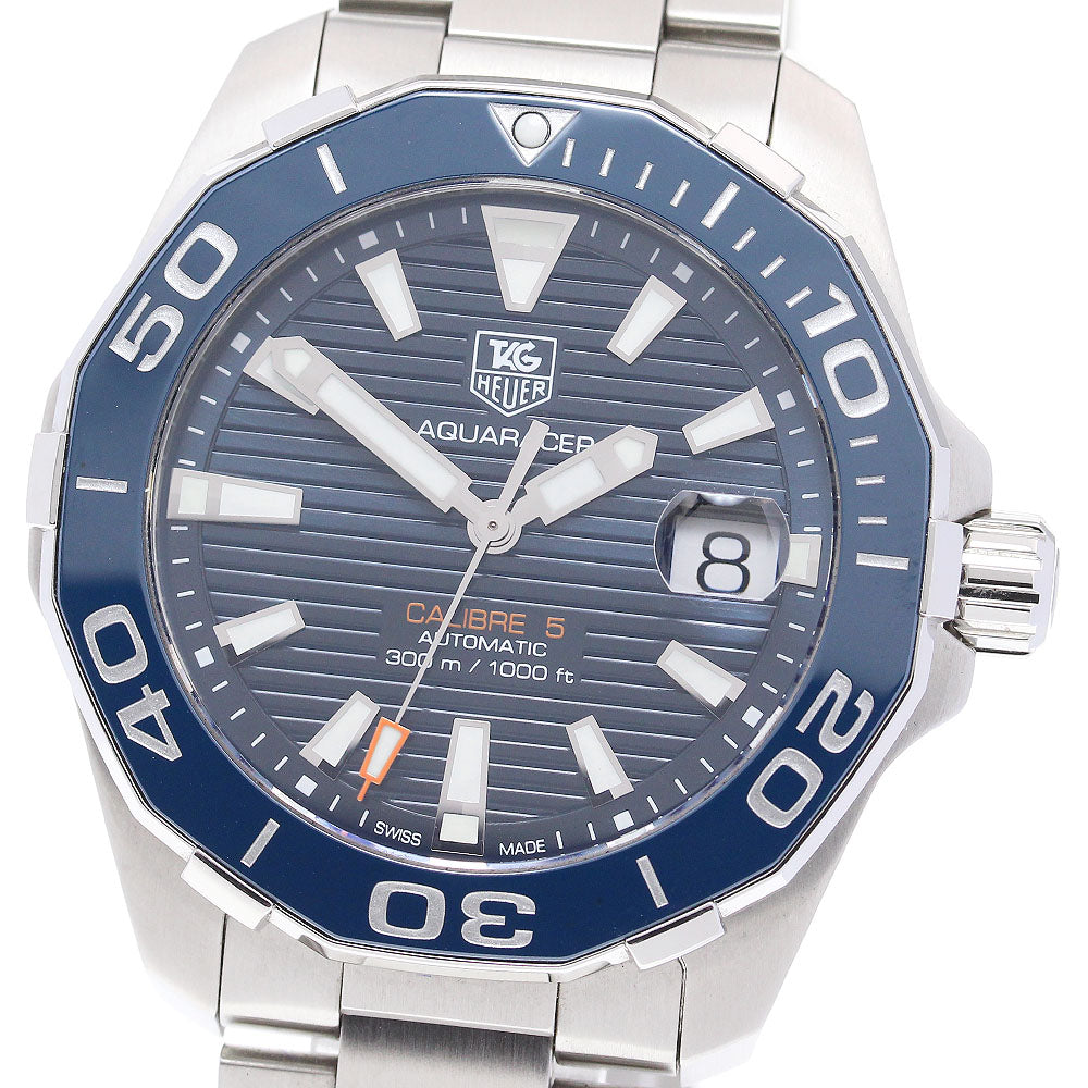 TAG HEUER Aqua Racer Caliber 5 WAY211C-0 Date Navy Dial Automatic Men's_843917