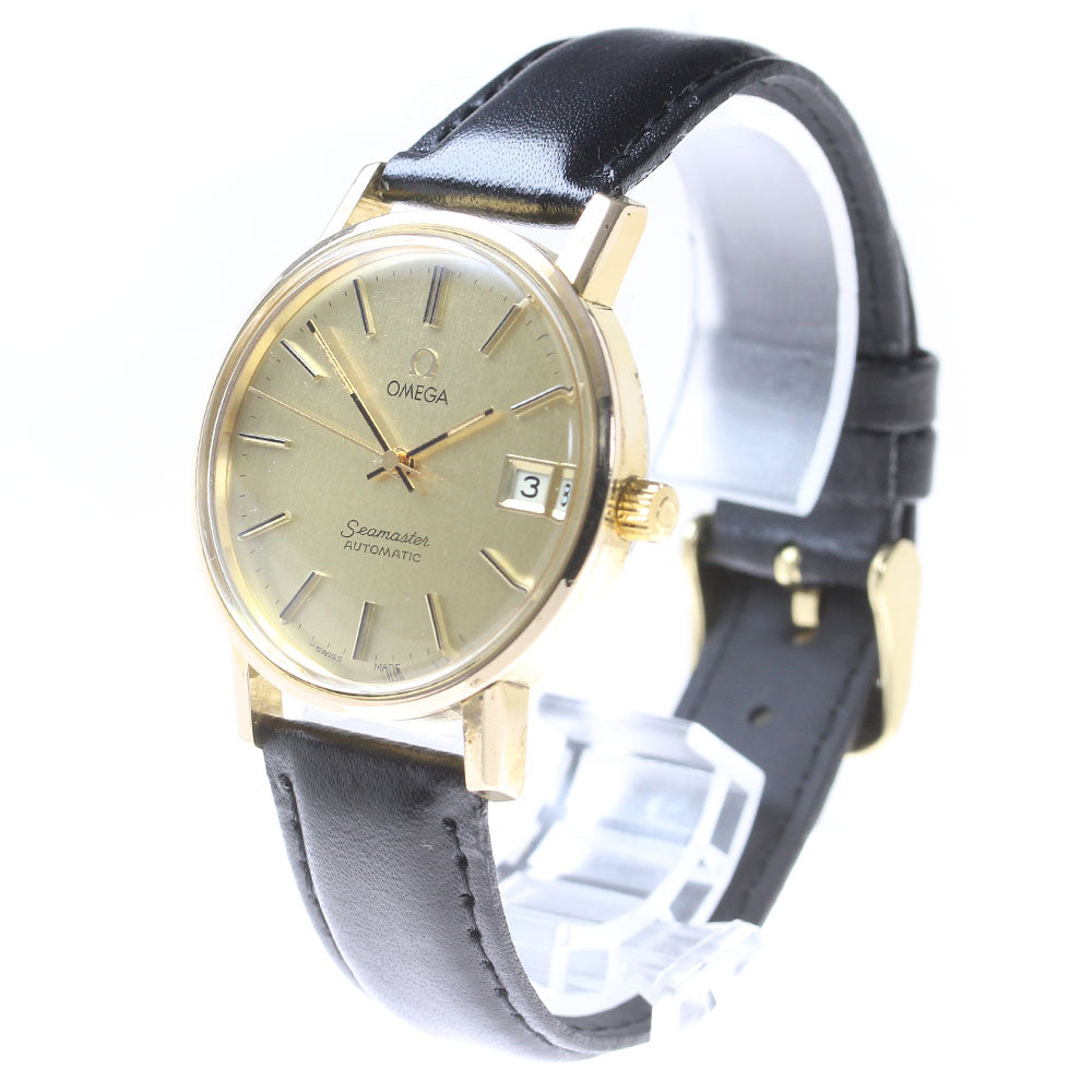 OMEGA Seamaster 166.0202 Date cal.1010 Gold Dial Automatic Men's Watch_843934