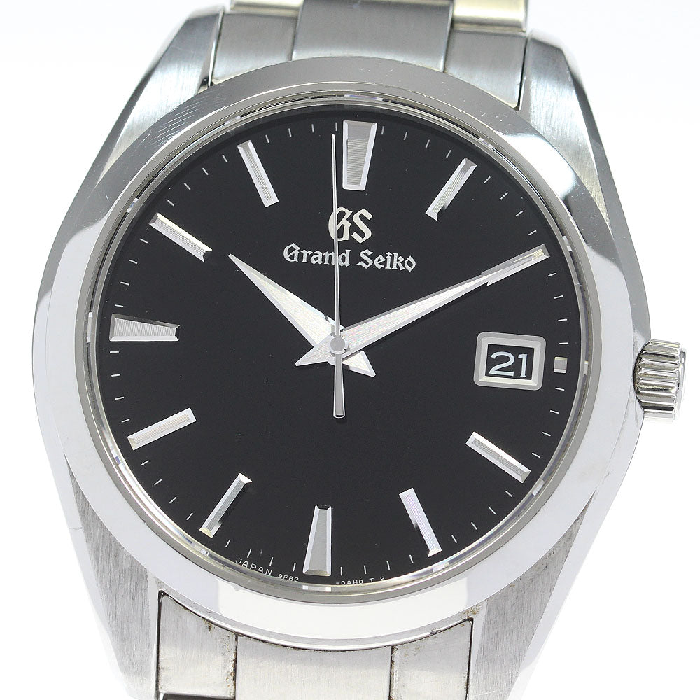 SEIKO Grand Seiko SBGV223/9F82-0AF0 Date Black Dial Quartz Men's Watch_843948